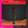 Black Beaded Glass Dildo Sex Toy GD-005
