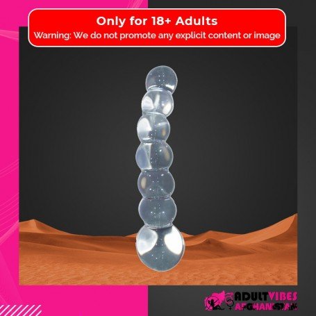 Ultra Beaded Crystal Glass dildo GD-008