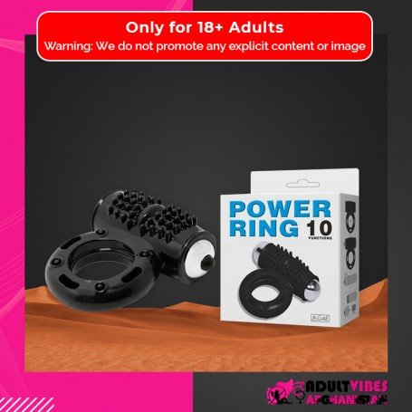Pretty Love Black Power Ring CR-021