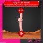 Realistic Double Dong Penis Shaped End Realistic Non Vibrator RSNV-015