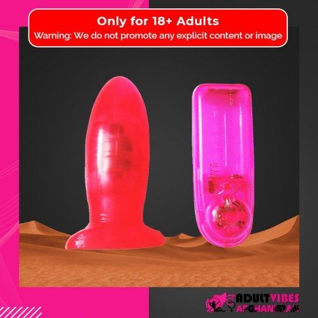 Crystal Anal Butt Plug Vibrating AD-013