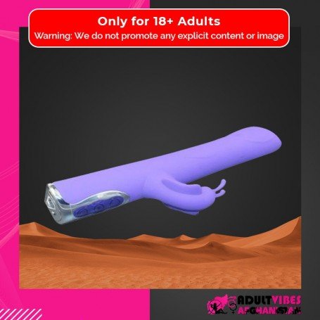 Black T-Transfer Beads Stick Rabbit Vibrator RV-021