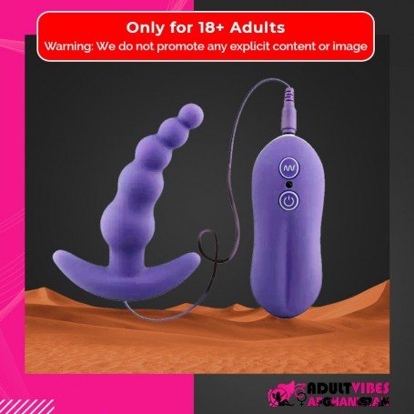 Vibrating Anal Plug Beads Prostate Massager AD-028