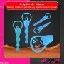 Blue Silicone Anal Vibrator AD-029