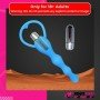 Blue Silicone Anal Vibrator AD-029