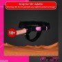 LeLuv 6.5 Male Hollow Vibrating Strap On SO-010