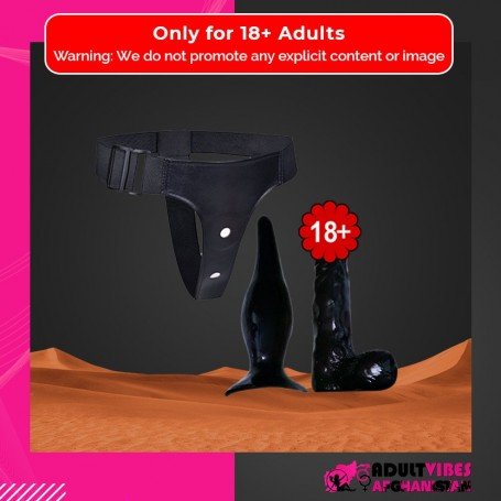 Strap-on Dildo With Anal Butt Plug SO-023