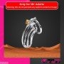 Stainless Steel Iron Wire Male Chastity Lock BDSM-016