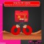 Fetish Fantasy Beginner's Furry Cuffs in Red BDSM-004
