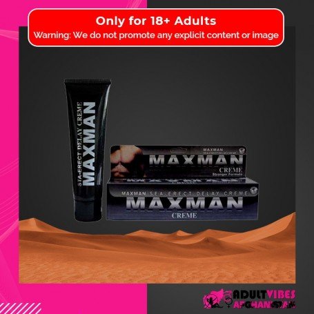 Maxman Delay Sex Creme Penis Enlargement 60g DTZ-004