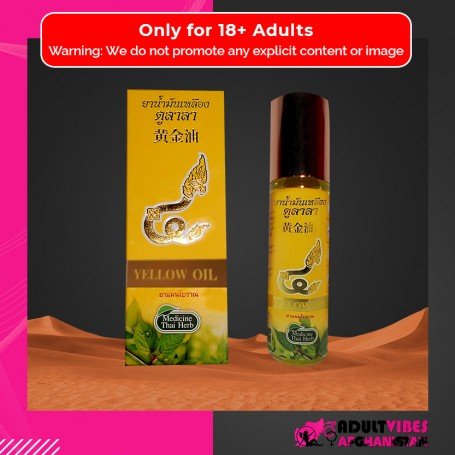Thai herbal massage yellow oil THP-001