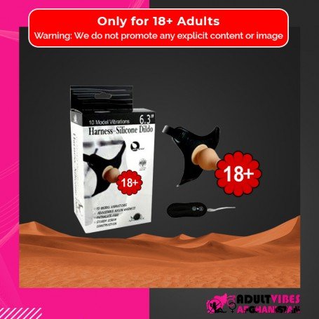 10 Vibrating Modes Strap on Harness Silicone Dildo SO-013